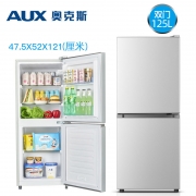 奥克斯35L小型双门电冰箱家用宿舍租房冷藏冷冻146大容量三门冰箱均有销售